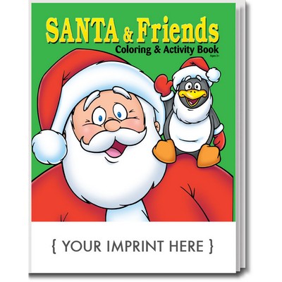 Santa and Friends Coloring Book Fun Pack