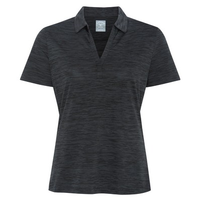 Callaway Ladies' Broken Stripe Texture Polo