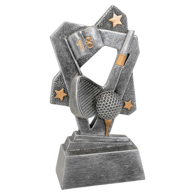 Golf Triumph Resin Award - 6 1/2"