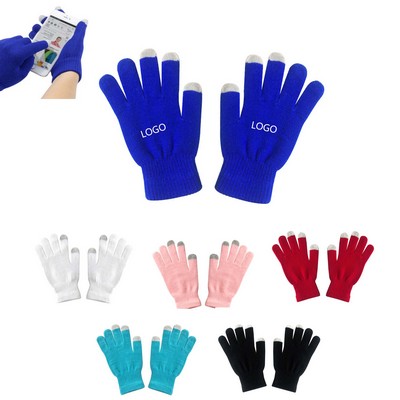 Convenient 3 Finger Touch Screen Gloves for Winter