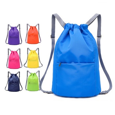 Premium Oxford Waterproof Drawstring Backpack