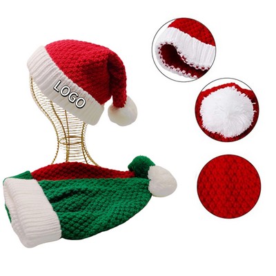 Christmas Party Plush Knit Hat