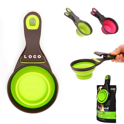 1 Cup Collapsible Pet Measuring Scoop