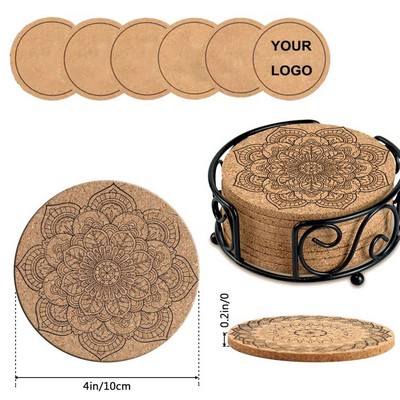 Round Cork Coaster