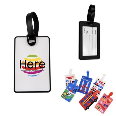 Rubber PVC Custom Luggage Tag