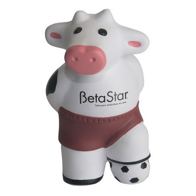 New Foam Soccer Cow Shaped Stress Ball