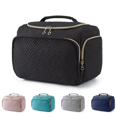 Portable Makeup Travel Bag with Handle