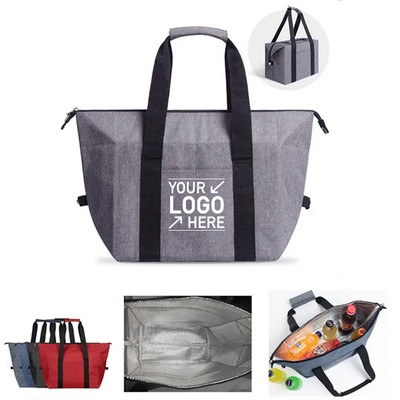 20L Insulated Collapsible Cooler Bag for Travel and Groceries