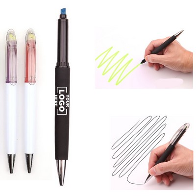 Ballpoint Pen and Highlighter Set