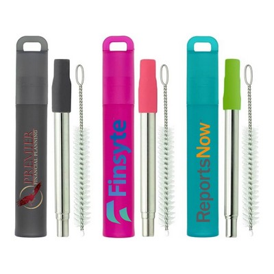 Stainless Steel Straw Travel Case