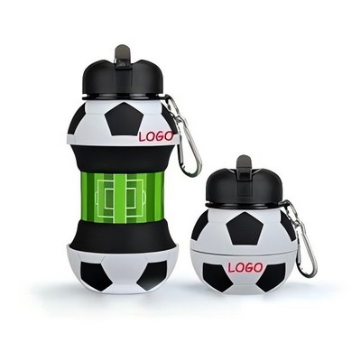 19oz Portable Folding Sport Water Bottle