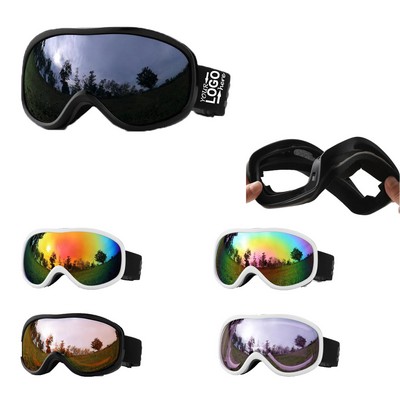 Ski Goggles 100% UV Protection OTG Snow