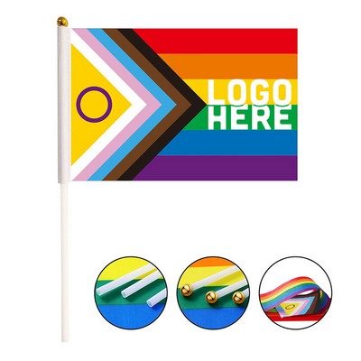 New Progress Pride Handheld Flags