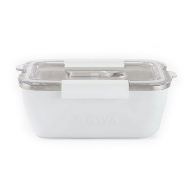 Rigwa Rex Travel Lunch Box, 7x4, Snowbird