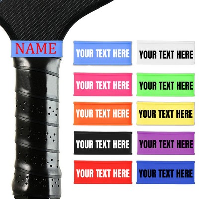 Personalized Pickleball Paddle Name Bands