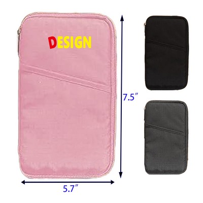 Passport Wallet Travel Document Holder RFID Blocking Case