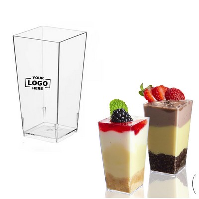 Square Mini Dessert Cups Shooter Set