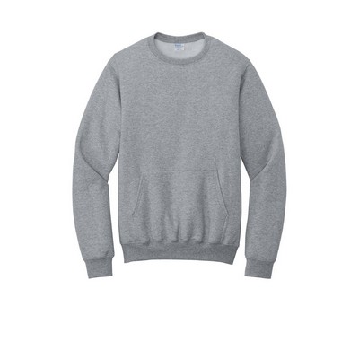 Port & Company® Core Fleece Crewneck Pocket Sweatshirt