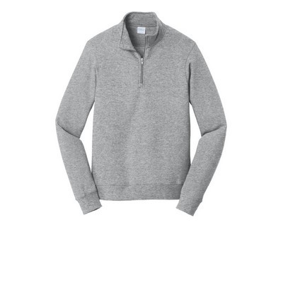 Port & Company® Fan Favorite Fleece 1/4-Zip Pullover Sweatshirt