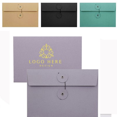 String Closure Kraft Envelope