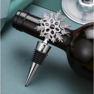 Christmas Snow Decoration Wine Stopper