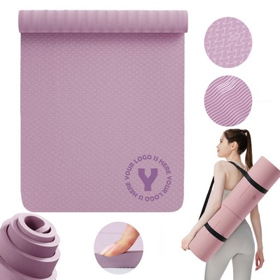 Shock-Absorbing Silent Non-Slip Thickened Fitness Yoga Mat