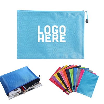 A4 Waterproof Zipper File Bags