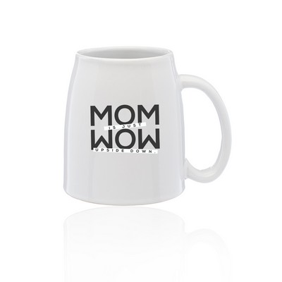 Inverted Ceramic Personalized Mugs. 18 oz