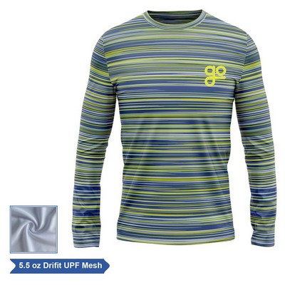 Sublimation UPF Mesh Long Sleeve T-Shirt - Men Women Kids