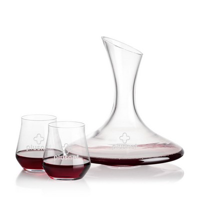 Madagascar Carafe & Bretton Stemless Wine