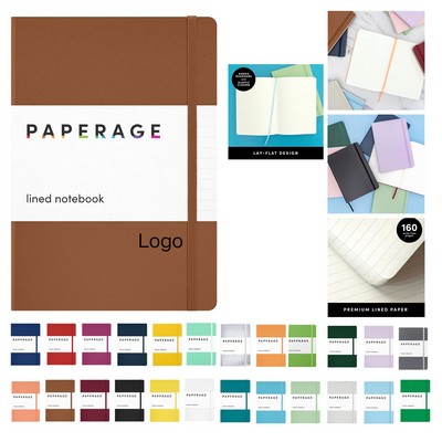 PAPERAGE Lined Journal Notebook 240 Pages 5.7" x 8.3"