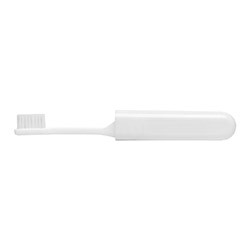 White Travel Toothbrushes