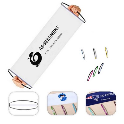 Retractable Banner Hand Flag