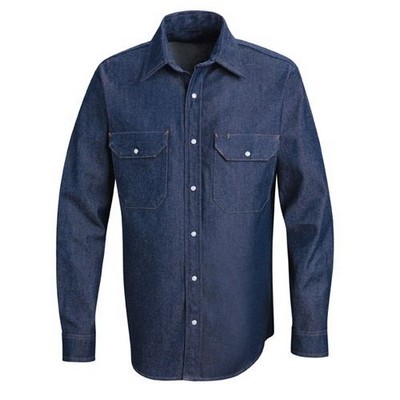 Red Kap® Long Sleeve Deluxe Denim Shirt