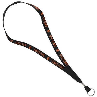 5/8" Factory Direct Polyester Web Lanyard