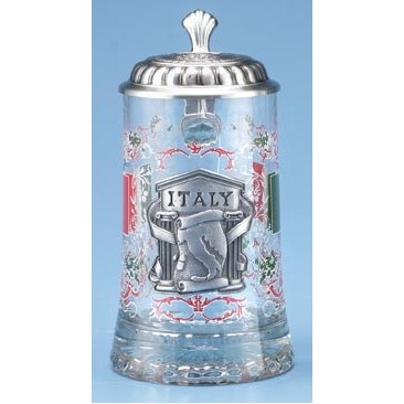 Italy Glass Stein Mug