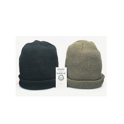 G.I. Wintuck Black Wool Watch Cap