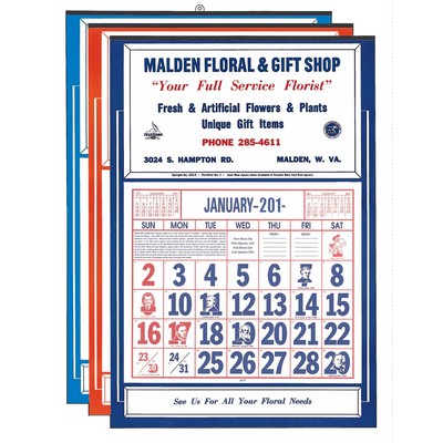 Commercial Apron Calendar w/ Historical Pad (After 5/1)