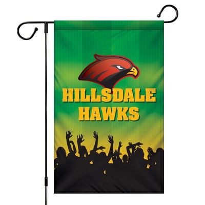 12" x 18" Custom Single Reverse Garden Banner