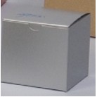 Tinted Gloss Silver Tuck-It® One-Piece Folding Gift Box (10"x10"x6")