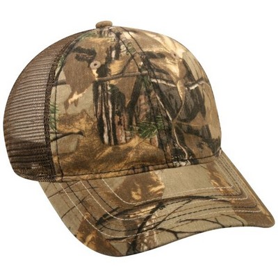 Mesh Back Cap w/Camo Flag Undervisor