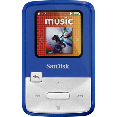 SanDisk Sansa Clip Zip 4GB Flash Memory MP3 Player