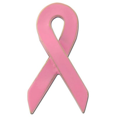 Pink Awareness Ribbon Lapel Pin