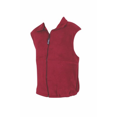 20° Below Unisex Fleece Vest w/Front Yoke