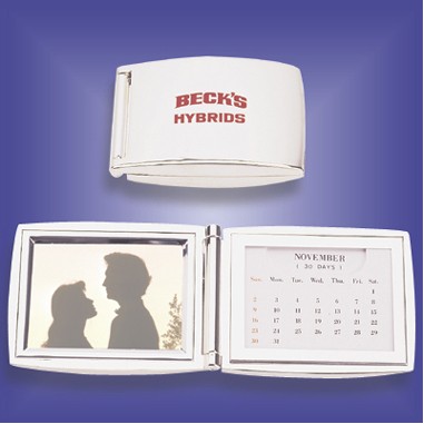 Silver Plated Perpetual Calendar Photo Frame (Screen Print)