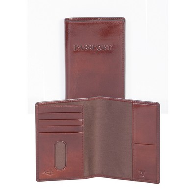 Italian Leather Passport Case & Wallet