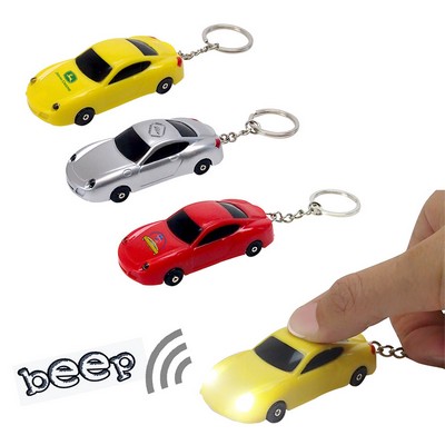 Sports Car LED Light Keychain