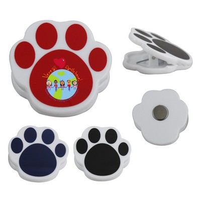 Paw Shaped Memo Clip with Magnet on Back