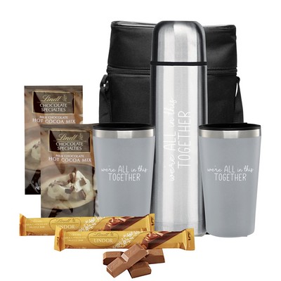 Drinkware Gift Set with Lindt Chocolate & Cocoa