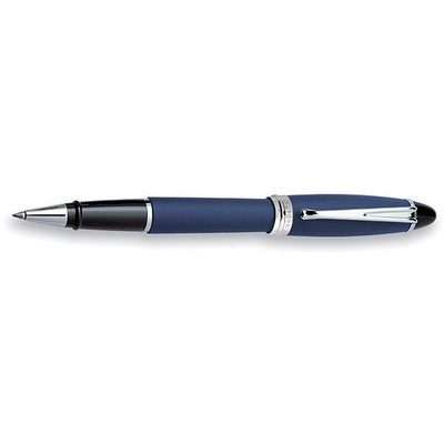 Luxury Line Aurora Ipsilon Satin Blue Rollerball Pen